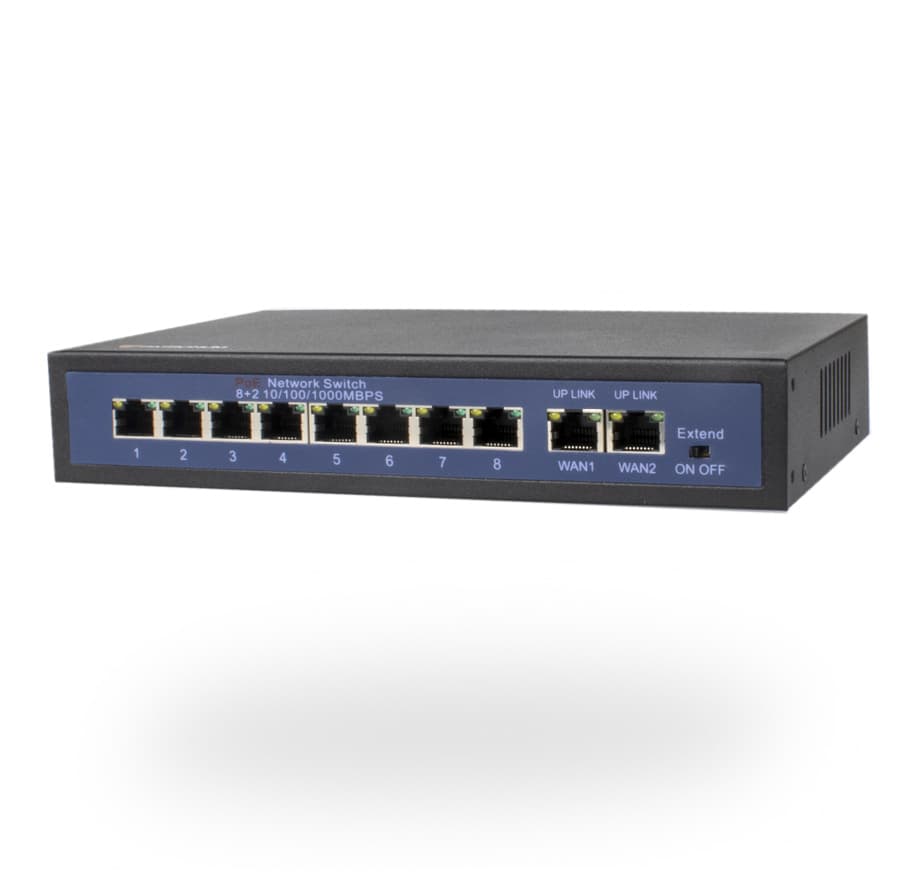 POE Switch PATRONUM 8 GB LAN  + 2 WAN