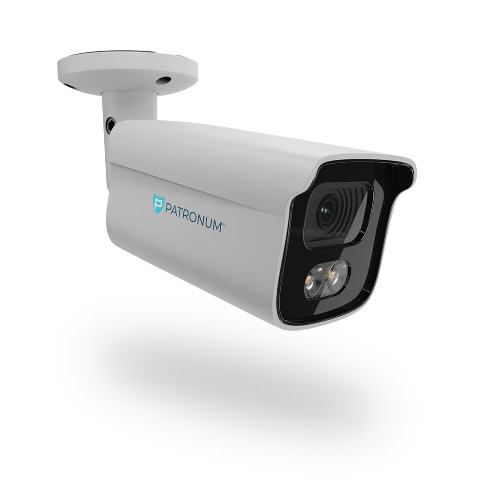 8Mpx AI IP kamera PATRONUM PRB38 Gen2 – 4K detekce osob a vozidel, PoE, noční vidění 30m