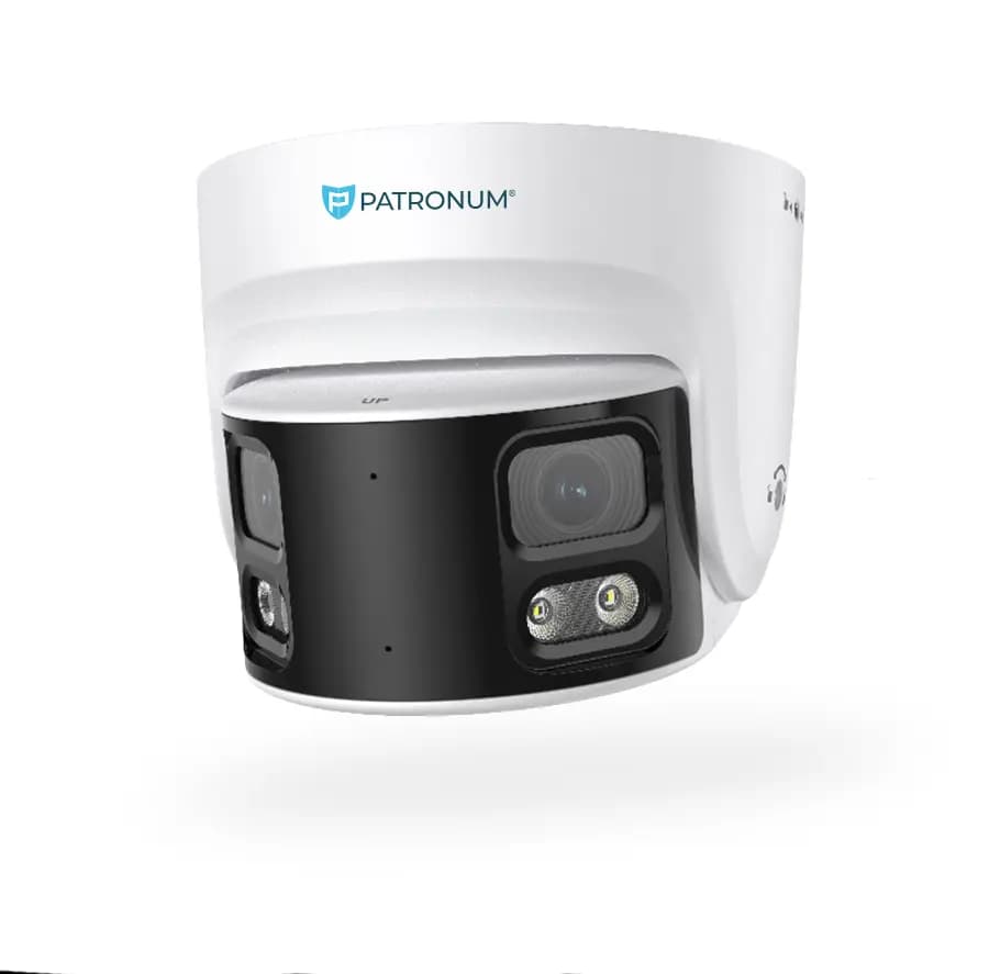 8Mpx AI IP kamera PATRONUM PRP58IP Gen2 – 4K detekce osob a vozidel, PoE, noční vidění 50m